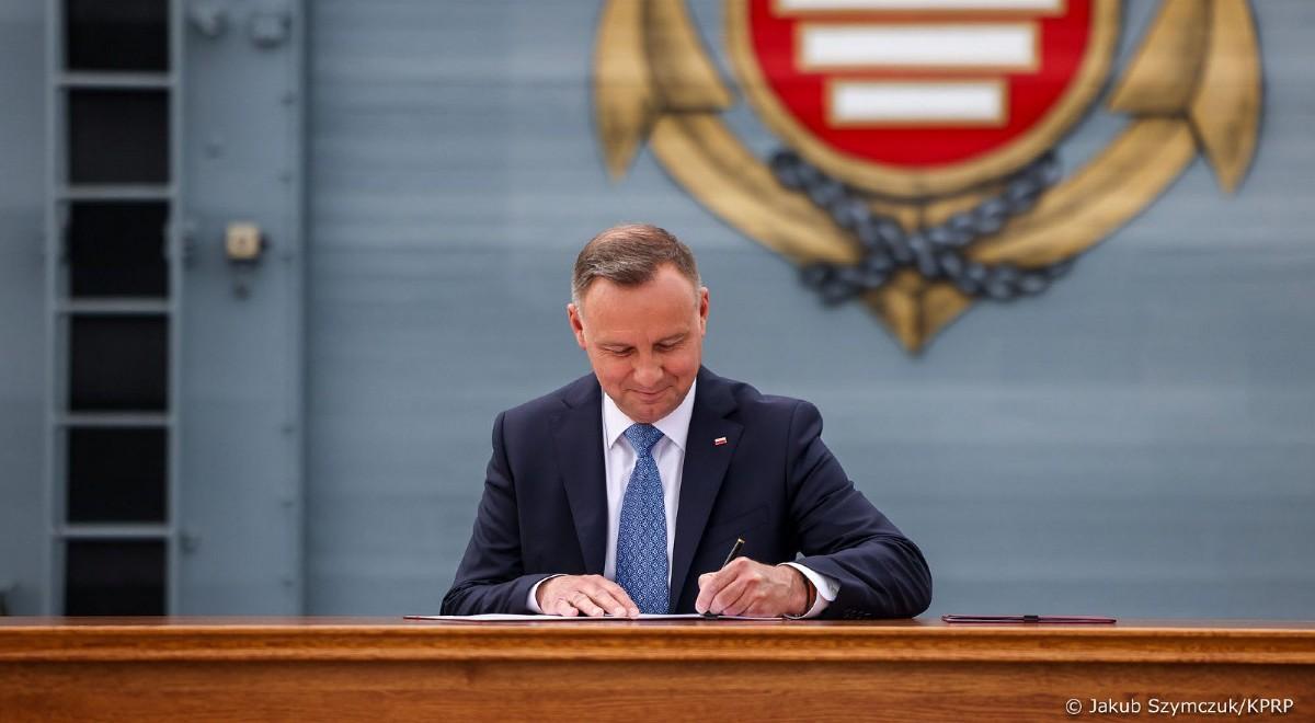 Prezydent Duda podpisał ustawy ratyfikujące akcesję Szwecji i Finlandii do NATO