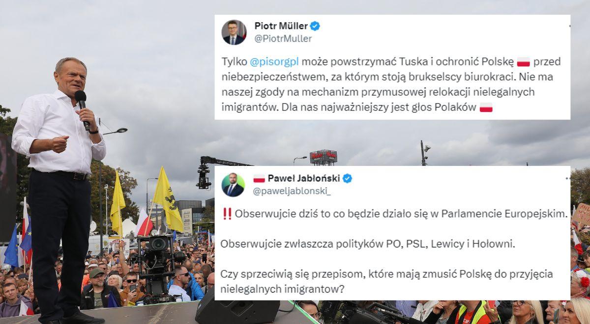 Partia Tuska i Kosiniaka forsuje pakt migracyjny. Müller: tylko PiS może to powstrzymać i ochronić Polskę