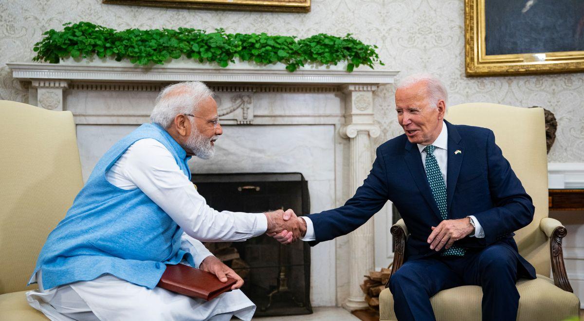 Premier Indii z wizytą w Białym Domu. Biden chce "kluczowego partnerstwa", które ograniczy wpływy Chin