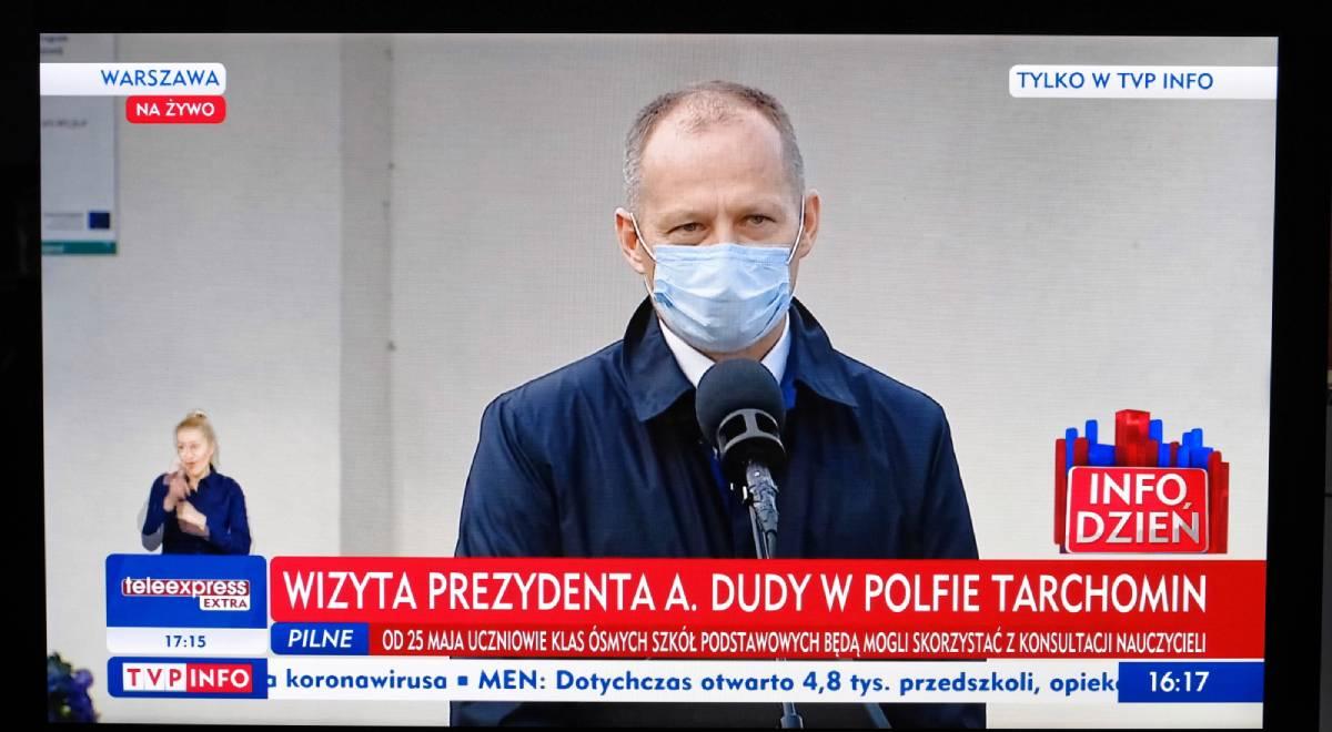 Prezes Polfy Tarchomin: przekazaliśmy do użytku 12 mln litrów płynu dezynfekującego