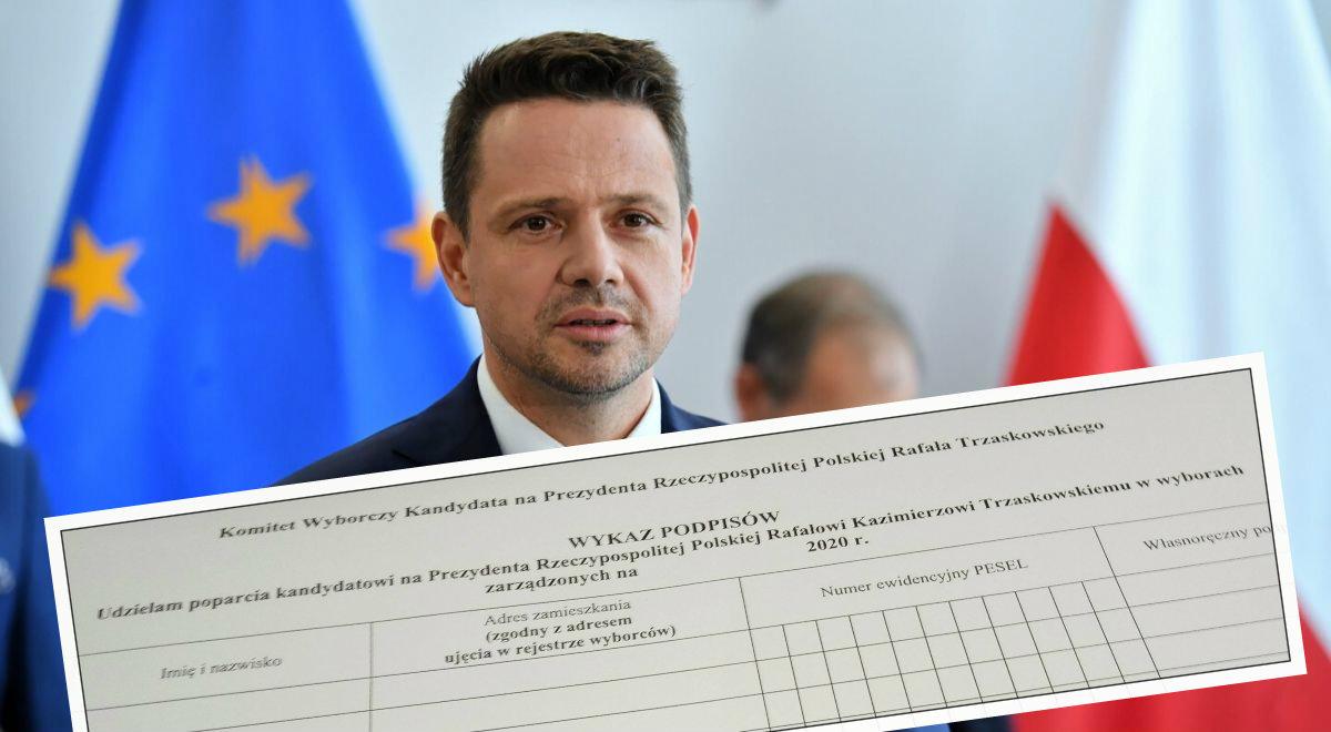 Nielegalne zbieranie podpisów dla Rafała Trzaskowskiego także w Wałbrzychu. Znamy szczegóły