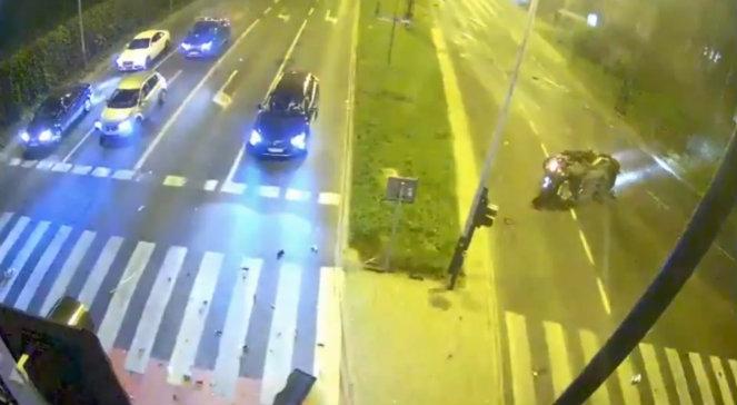 Śmiertelny wypadek w Krakowie. Policja opublikowała nagranie ku przestrodze