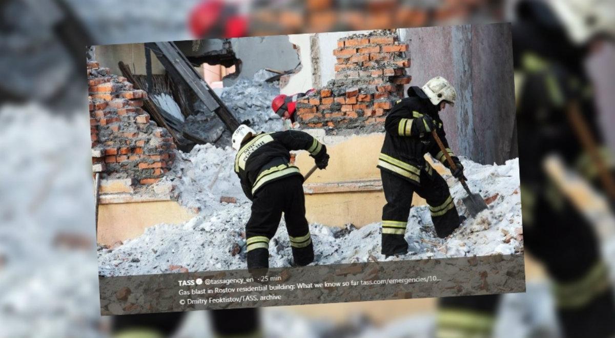 Rosja: wybuch gazu w domu mieszkalnym w obwodzie rostowskim. Są ofiary