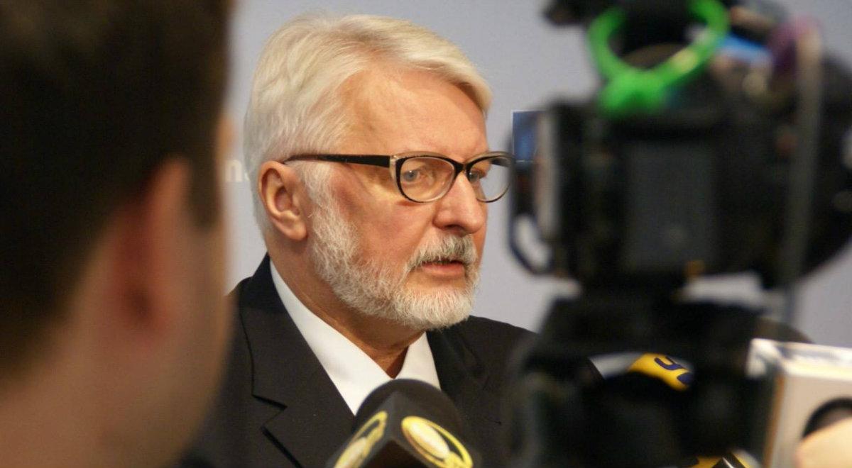Witold Waszczykowski o fundacji Otwarty Dialog: powinna zostać zawieszona