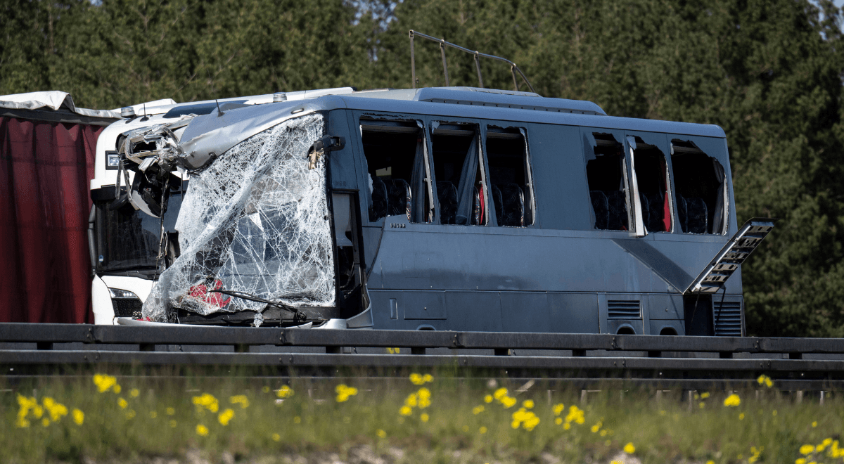 Wypadek autokaru w Niemczech. Polscy policjanci zakończyli działania na miejscu zdarzenia