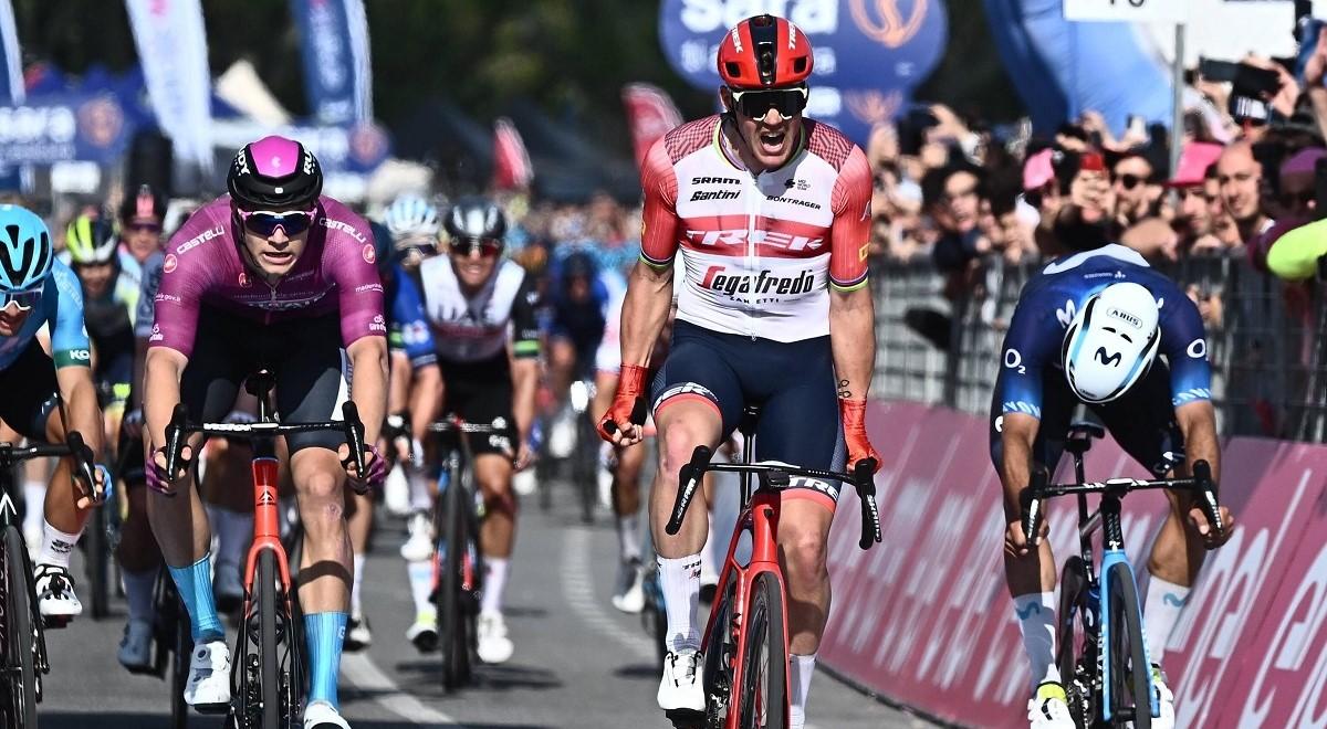 Giro d'Italia: Mads Pedersen wygrał szósty etap. Andreas Leknessund wciąż na prowadzeniu