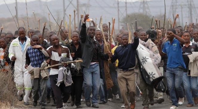 Starcia górników z policją w RPA. Są ofiary