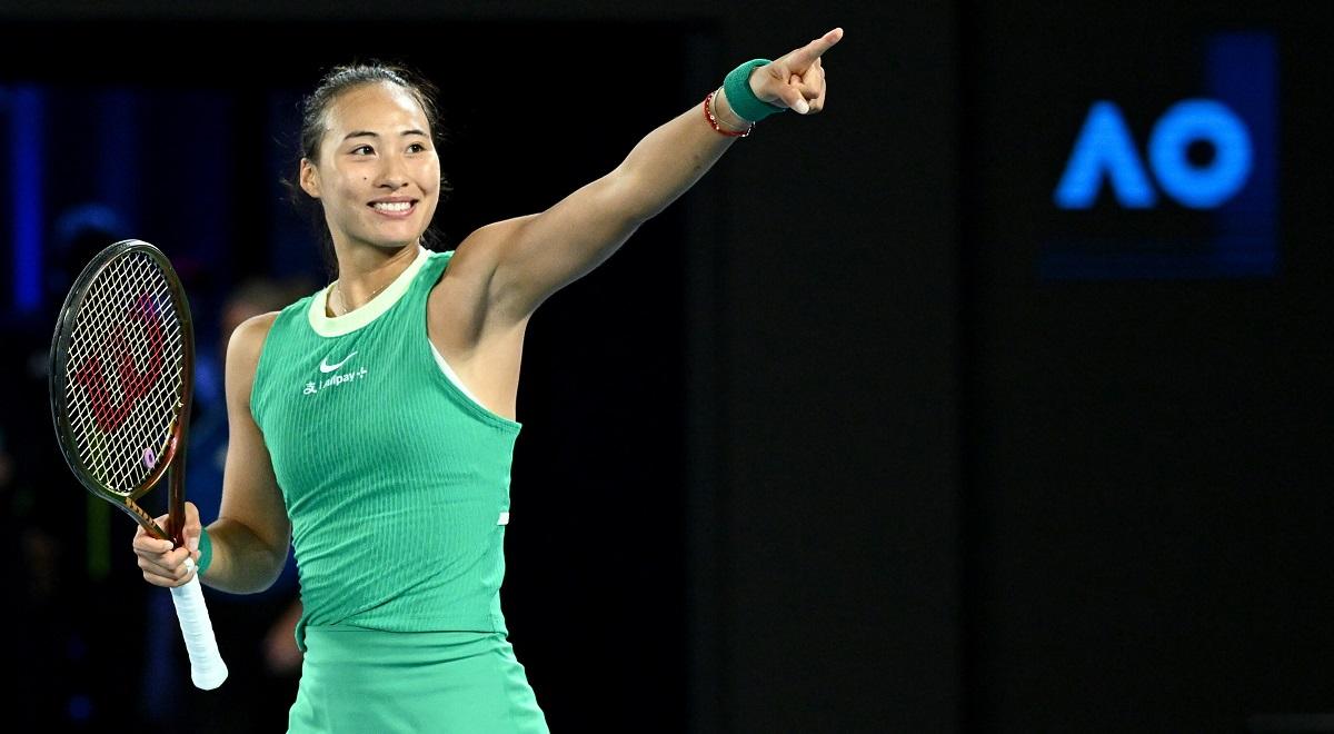 Australian Open: Zheng Qinwen uzupełniła grono półfinalistek. Chinka pokonała rewelację turnieju