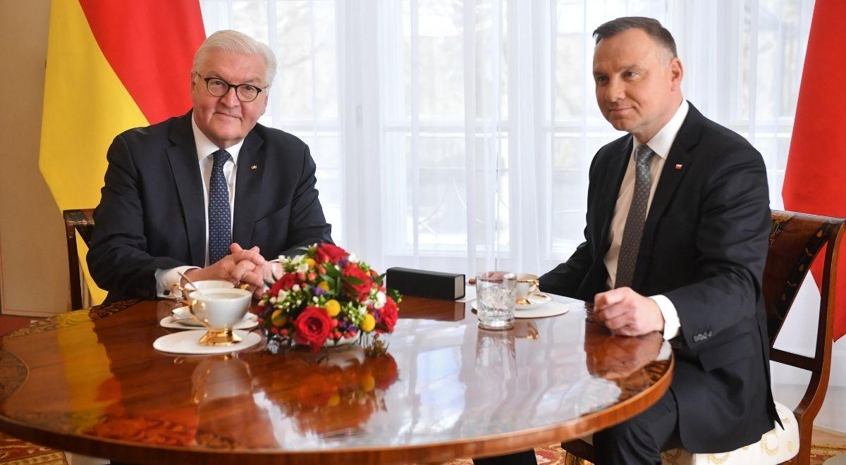 Spotkanie prezydentów Polski i Niemiec. Tematem wojna na Ukrainie