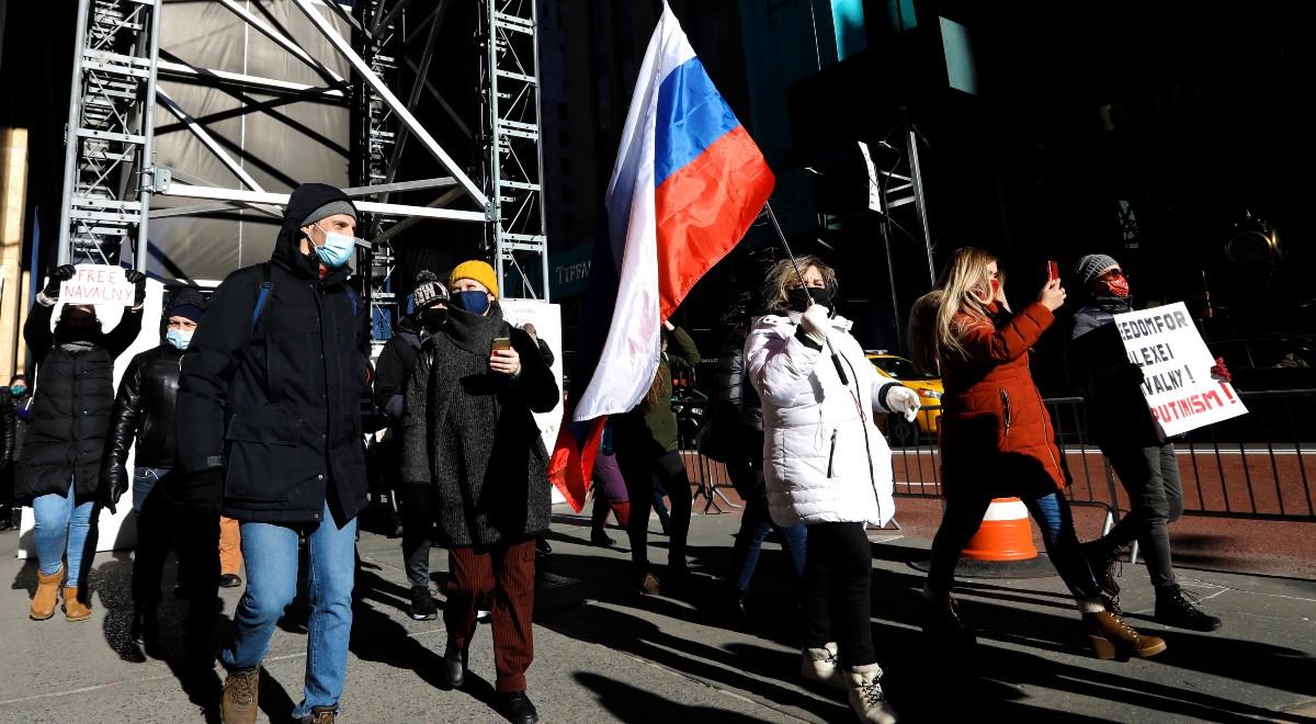 110 tys. protestujących, 3,3 tys. zatrzymanych. Bilans protestów w Rosji