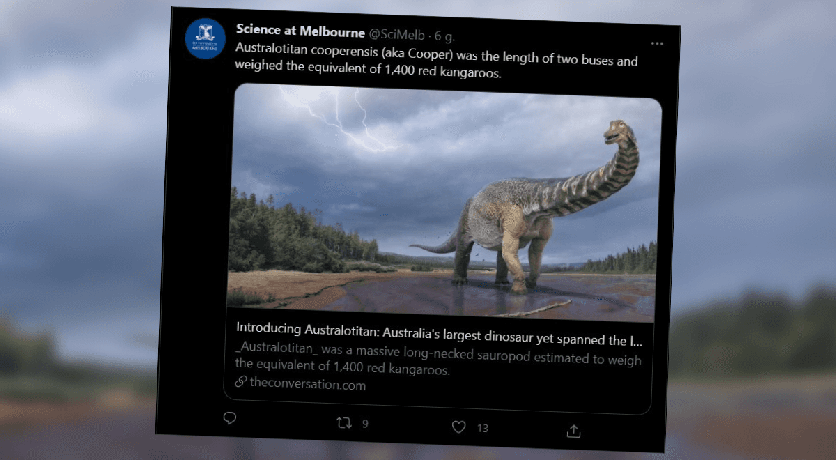 Naukowcy odkryli nowy gatunek dinozaura. "Największy jak dotąd w Australii"