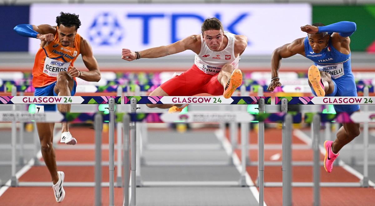 Glasgow 2024. Jakub Szymański bez medalu. Polak czwarty w biegu na 60 metrów przez płotki
