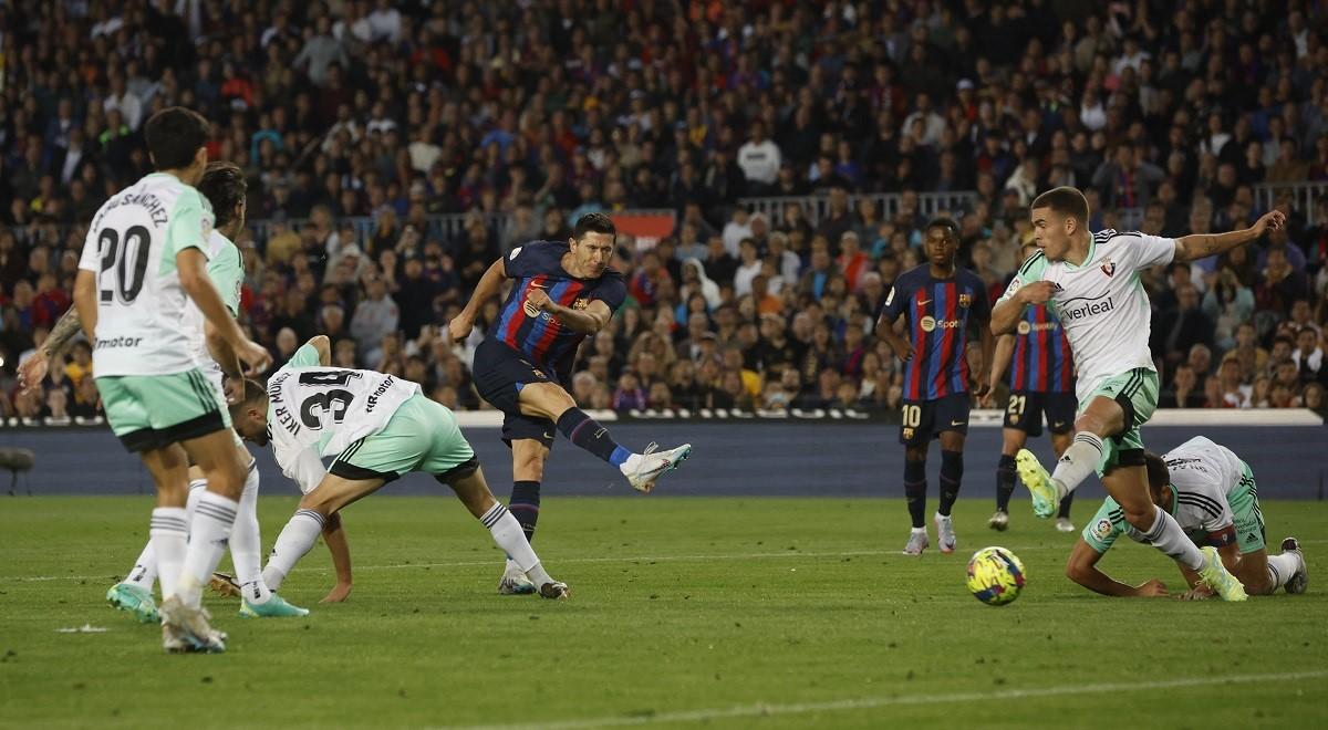 La Liga: FC Barcelona pokonała Osasunę. Robert Lewandowski tym razem bez gola
