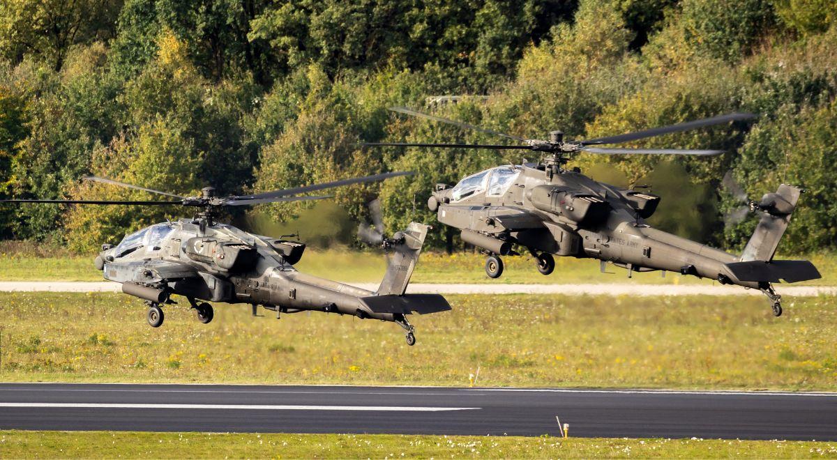 Szef MON: armia USA udostępni nam z własnych zasobów helikoptery Apache