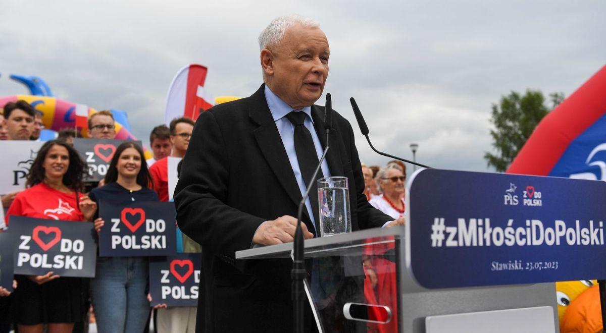 Piknik rodzinny PiS. Jarosław Kaczyński odwiedzi Połajewo