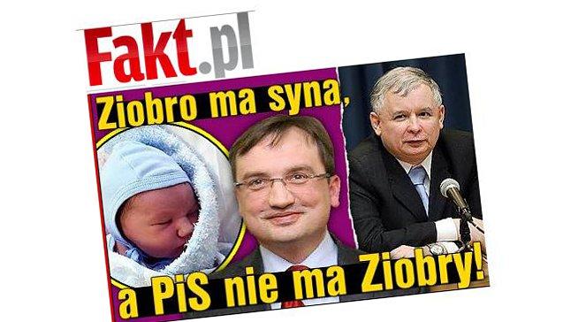 Europoseł Zbigniew Ziobro został ojcem. Ma syna