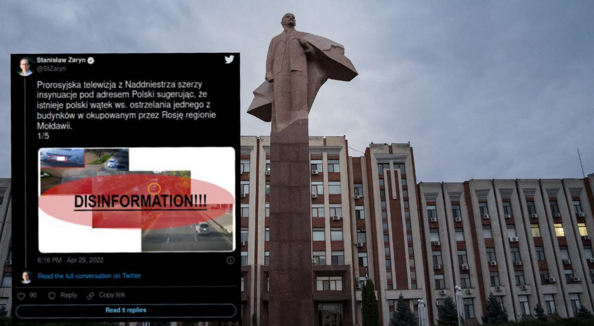 Propagandyści oskarżają Polaków o zamach w Naddniestrzu. Żaryn: kolejny element dezinformacji