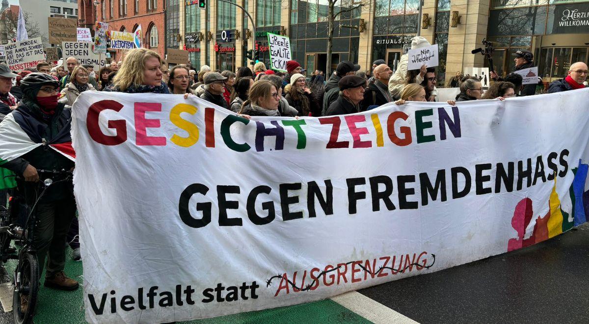 Demonstracje w całym kraju. Niemcy manifestują przeciw AfD
