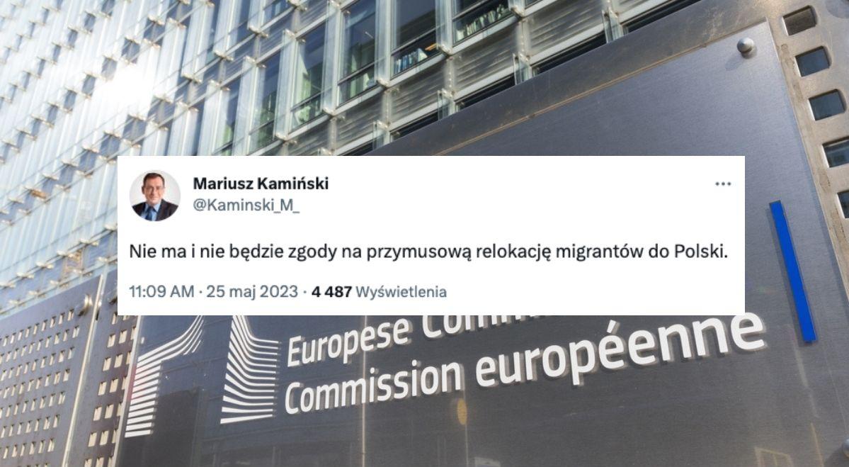 "Nie ma i nie będzie zgody na przymusową relokację migrantów do Polski". Zdecydowana reakcja na propozycję KE