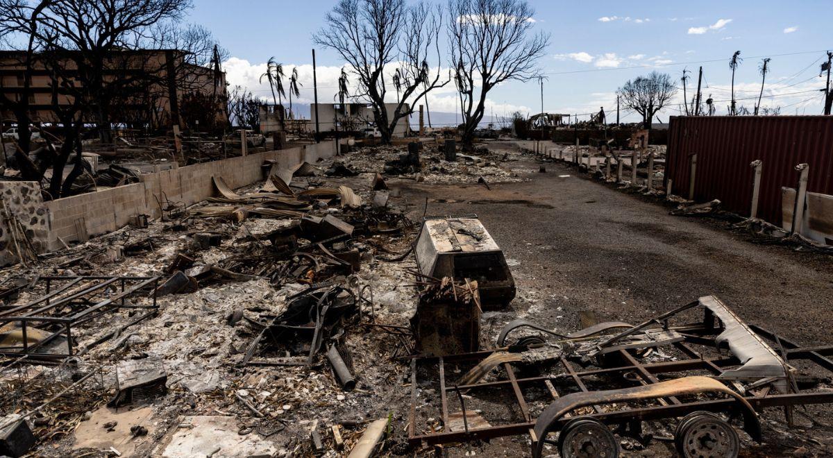 Postapokaliptyczne obrazy po pożarach na Hawajach. Wciąż rośnie liczba ofiar