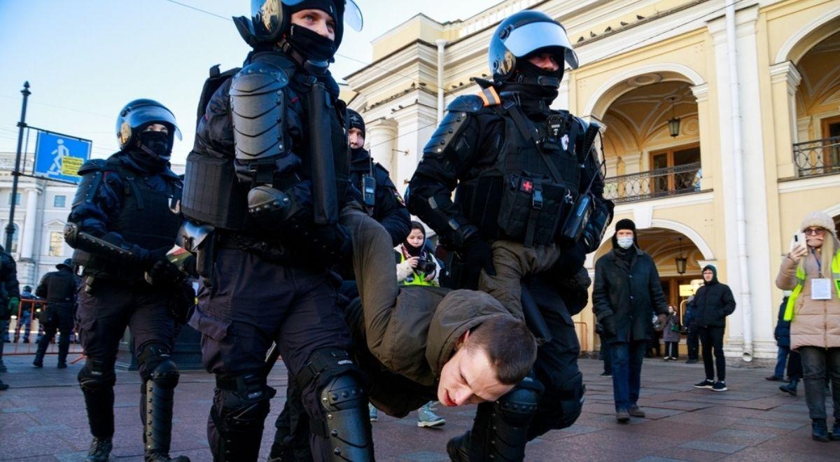 Kreml reaguje na antywojenne protesty. Kilka tysięcy wniosków o ukaranie demonstrantów