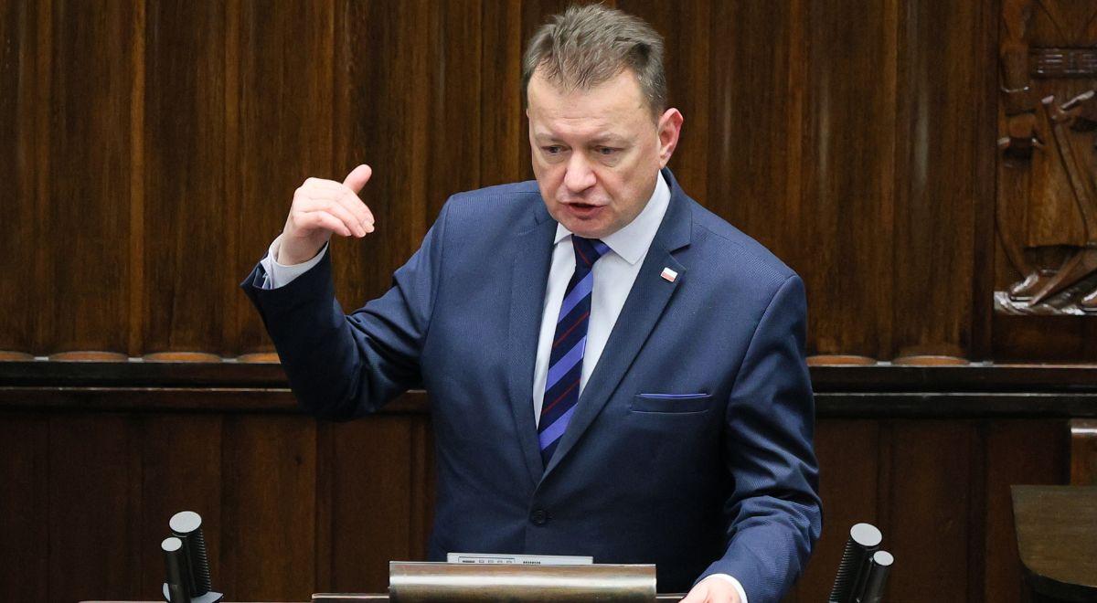 PiS obawia się "zamachu na TK". Błaszczak: złożyliśmy do Sejmu trzy projekty uchwał