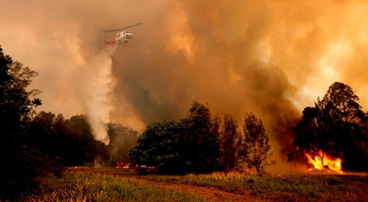 Pożary trawią Australię. Dwie osoby nie żyją, są ranni i zaginieni