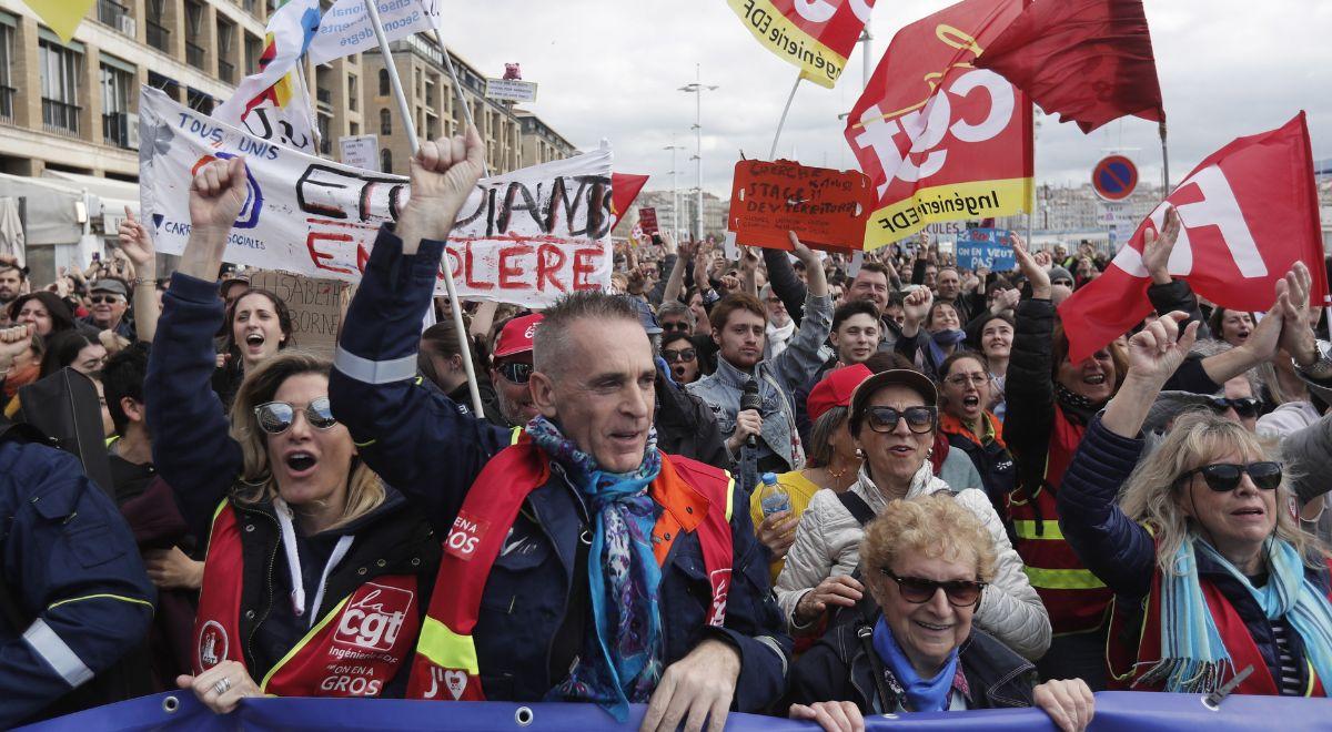 Protesty we Francji. Kolejne demonstracje przeciwników reformy emerytalnej