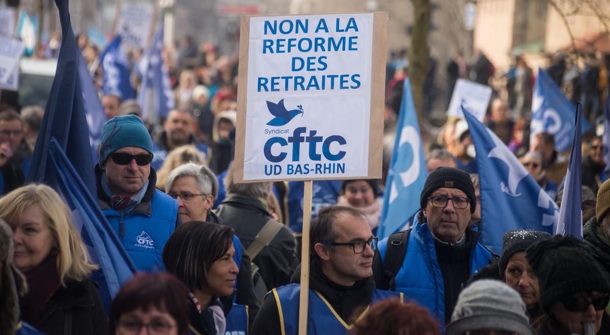 Francuzi wciąż protestują przeciwko podwyższeniu wieku emerytalnego. Na ulice ma wyjść 1,5 miliona demonstrantów