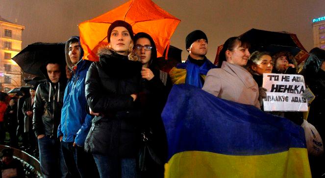 Euromarsze  na Ukrainie. Tysiące ludzi za umową z UE