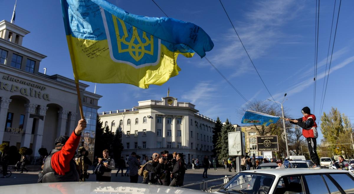 Zełenski: flaga Ukrainy oznacza cywilizację. Rosja niszczy wszystko