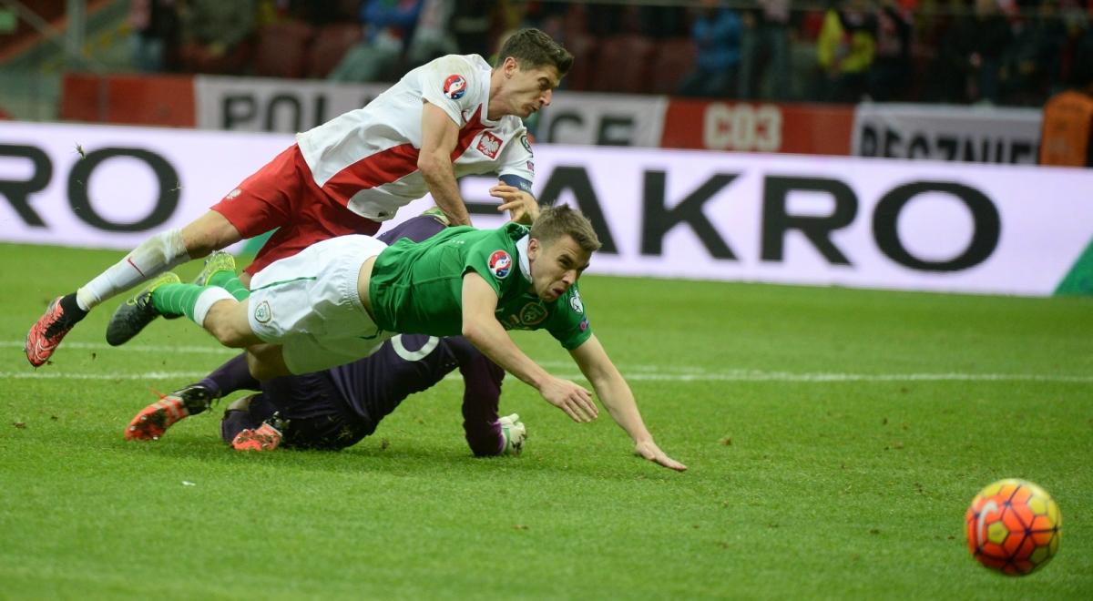 El. Euro 2016:  Lewandowskiego cięli jak kosiarka trawę, Irlandia chciała znokautować, skończyło się na policzku