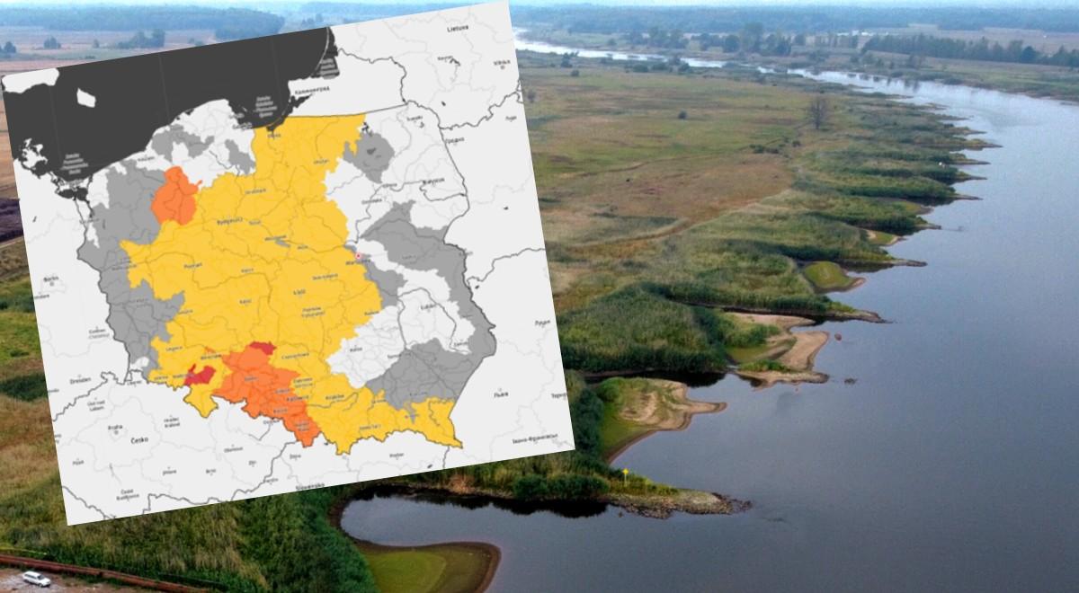 "Możliwe są lokalne podtopienia". IMGW wydało alerty przed wzrostem poziomu wody w rzekach