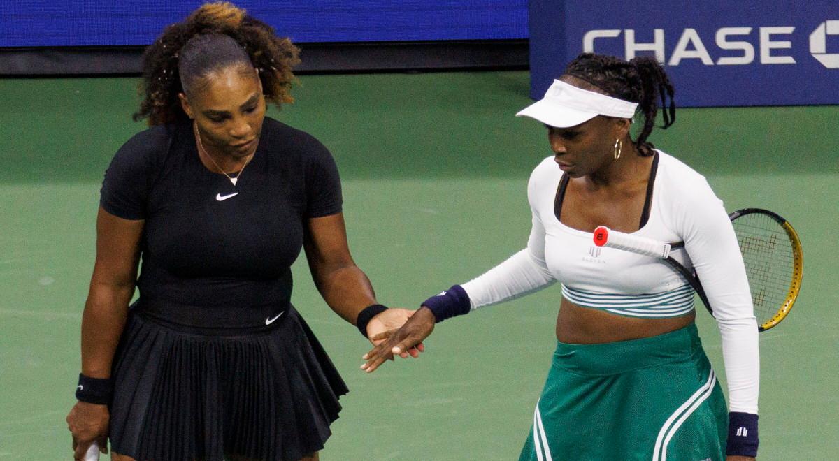 US Open: siostry Williams szybko pożegnały się z turniejem. Porażka w dwóch setach 