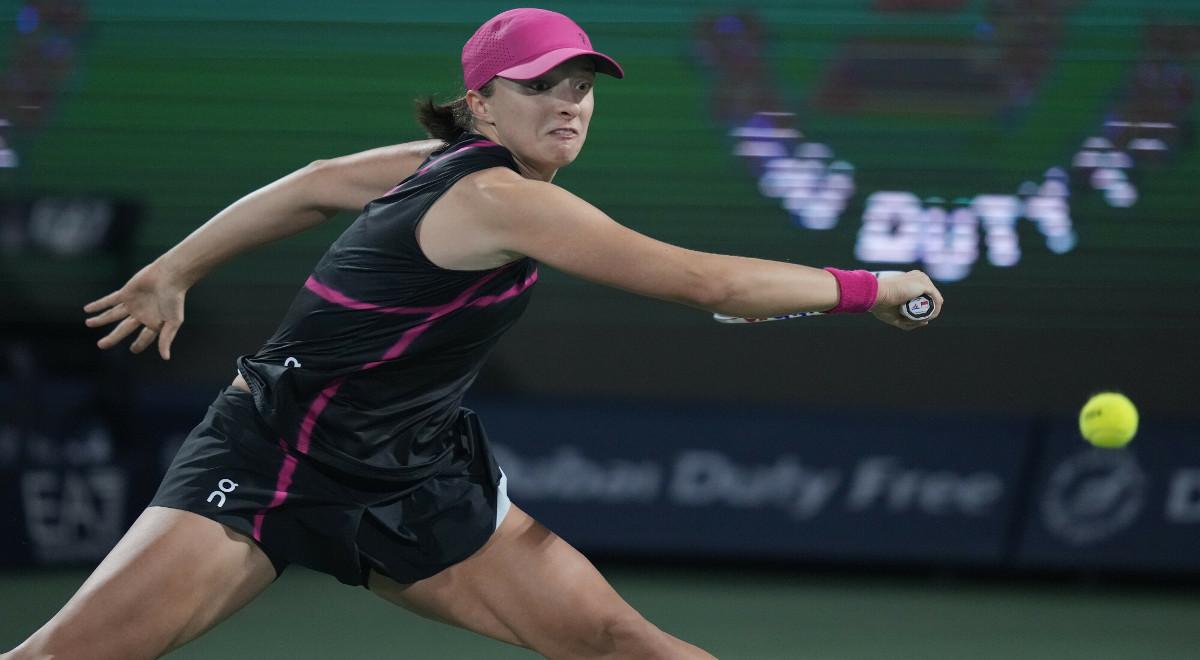 WTA Dubaj. zmęczenie pokonało Igę Świątek: starałam się sama siebie ogarnąć
