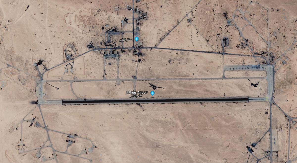 Syria: nalot na bazę lotniczą powiązaną z Iranem. Damaszek oskarża Izrael