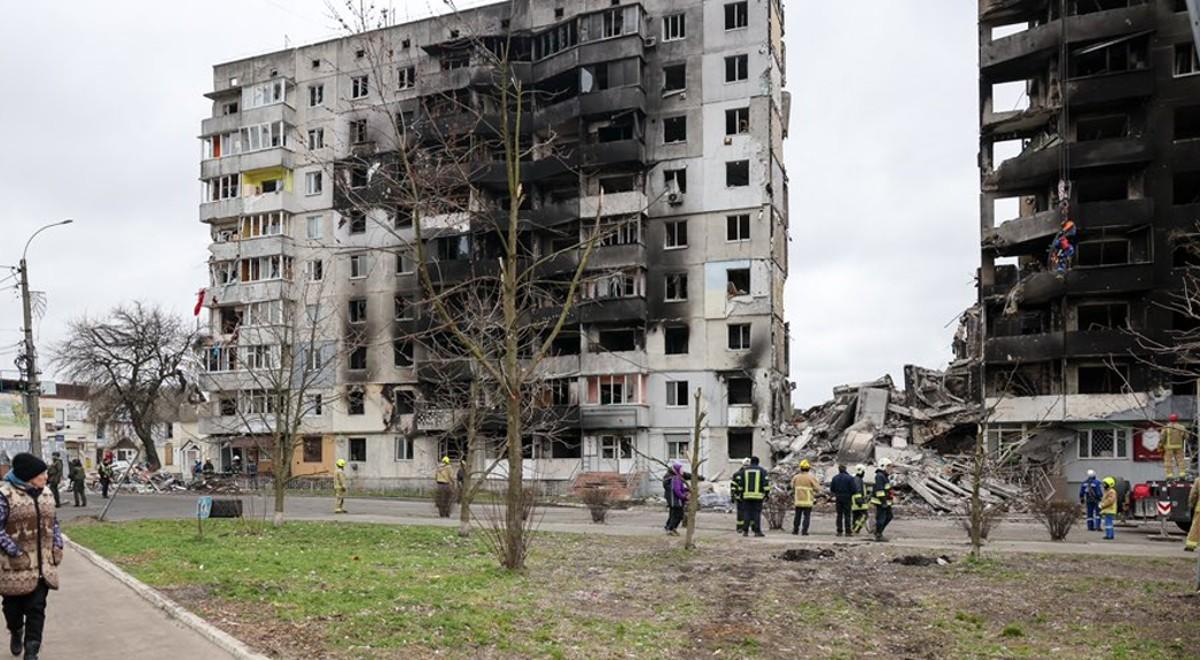 Prezydenci odwiedzili zniszczoną Borodziankę. Kumoch: obejrzeli świat, który proponuje Rosja