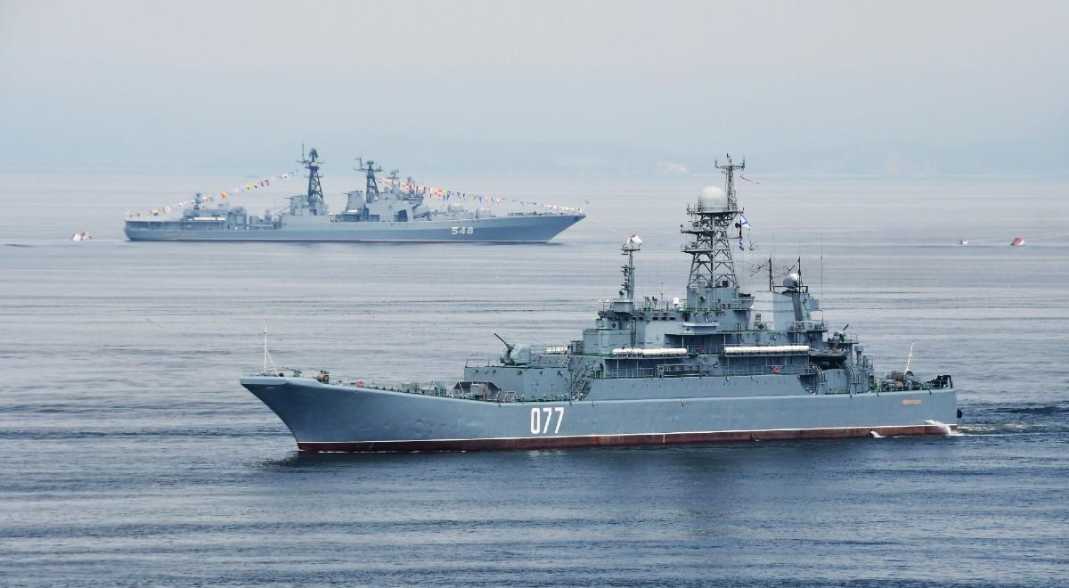 10 rosyjskich okrętów wojennych wypłynęło na Morze Czarne