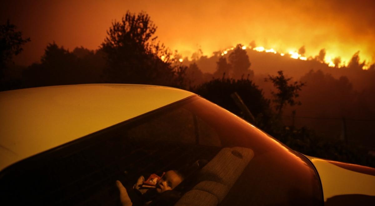 Ogromne pożary w Portugalii. Zaangażowano 2 tys. strażaków, jeden z nich zginął