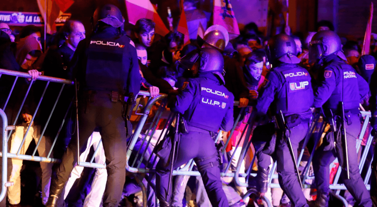 Zamieszki w Madrycie. Manifestanci starli się z policją