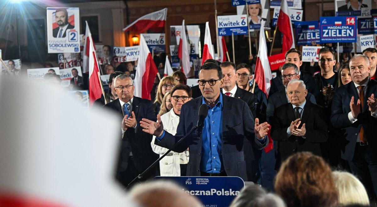 Premier Morawiecki: Wygraliśmy. Dziękujemy. Niech żyje Polska!