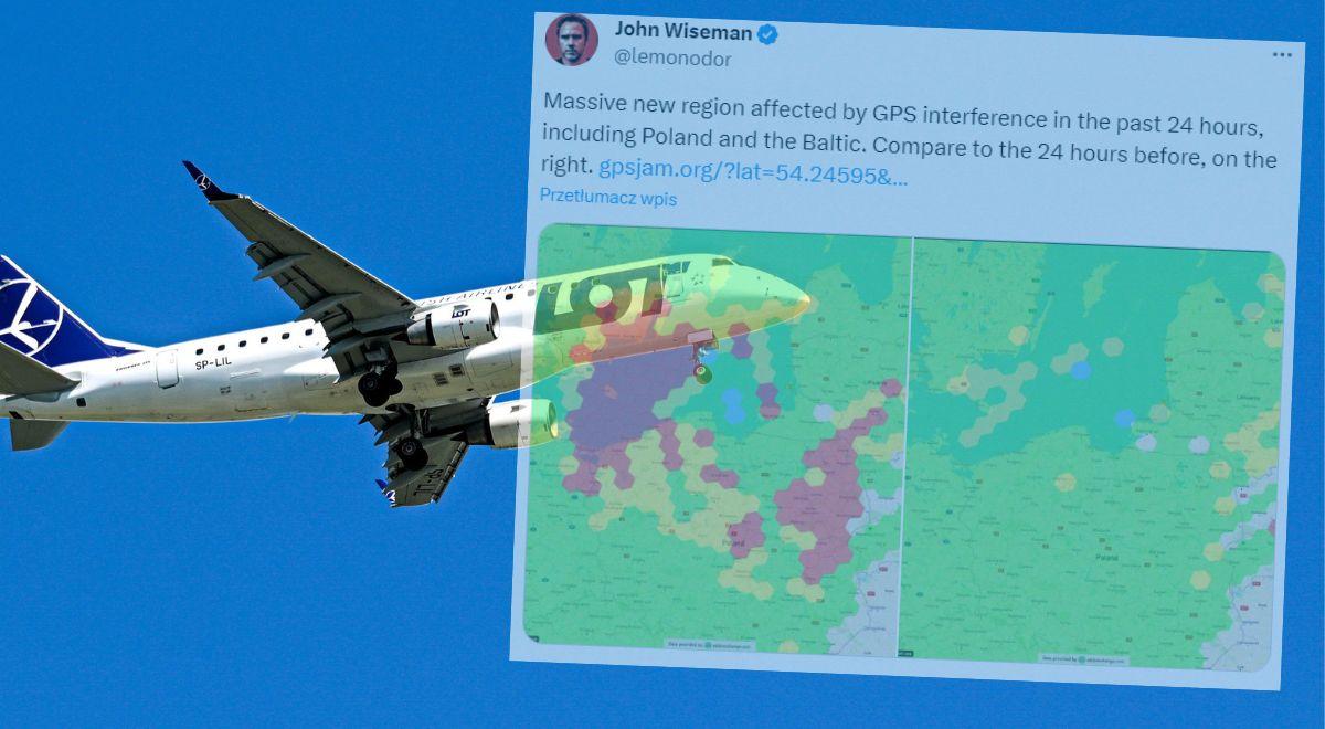 Zakłócenia GPS w Polsce. Rzecznik PAŻP: ruch lotniczy funkcjonuje normalnie