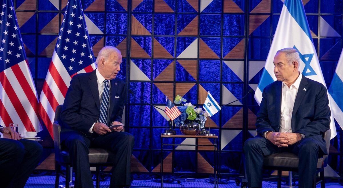 Konflikt na Bliskim Wschodzie. Po dłuższej przerwie Biden rozmawiał z Netanjahu