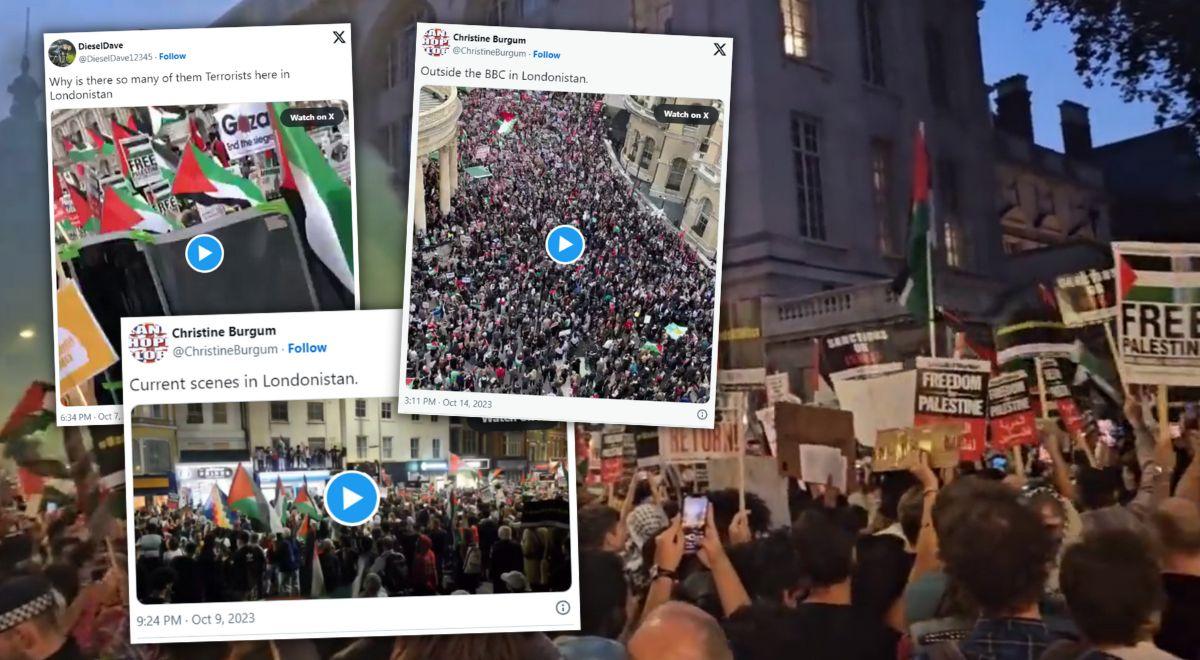 Demonstracje poparcia dla Palestyńczyków w Wielkiej Brytanii. Aresztowano siedem osób