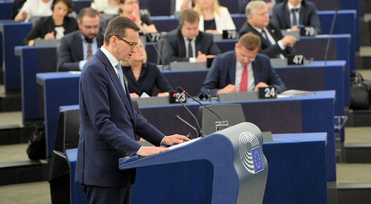 Europosłowie PO i PSL krytykują wystąpienie Mateusza Morawieckiego w PE