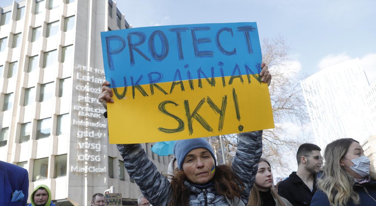"Zamknijcie niebo nad Ukrainą". Zełenski apeluje do Zachodu