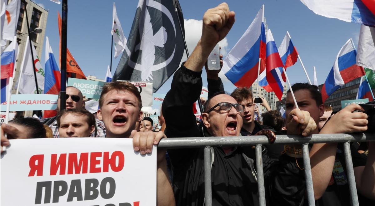 Protest rosyjskiej opozycji. Demonstranci chcą wolnych wyborów
