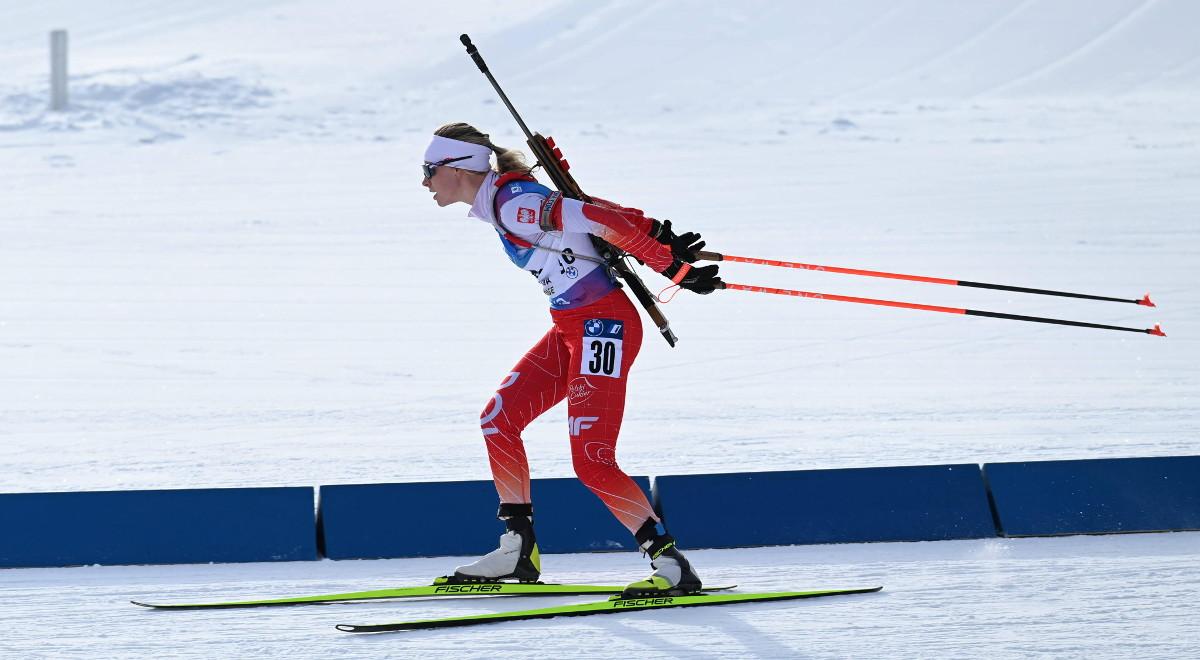 MŚ w biathlonie: dobry występ Polki w sprincie. Natalia Sidorowicz w drugiej dziesiątce