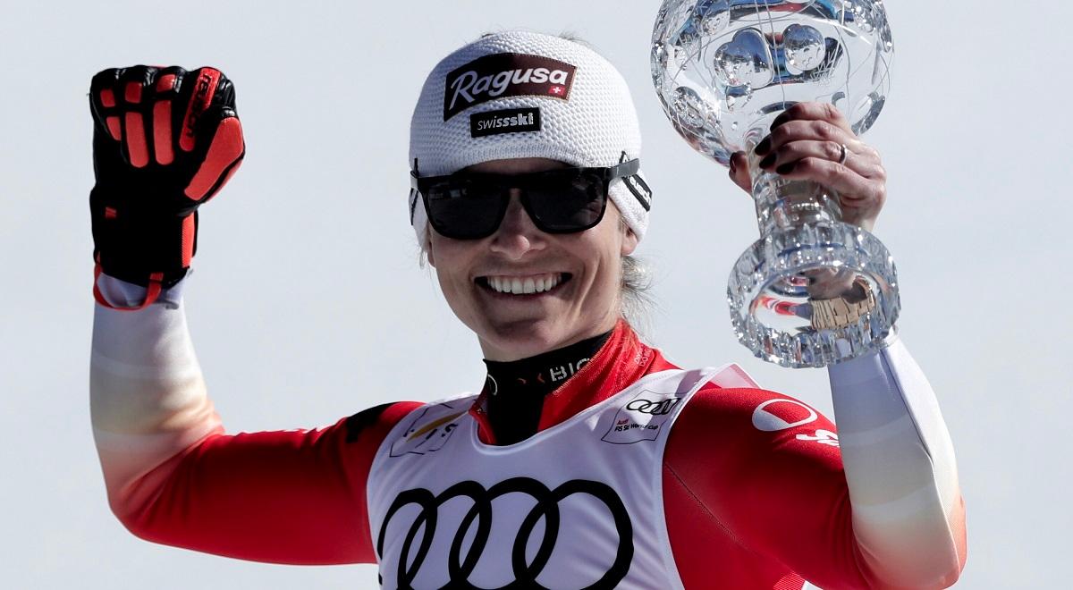 Alpejski PŚ: Lara Gut-Behrami wygrała supergigant w Andorze i zdobyła Kryształową Kulę