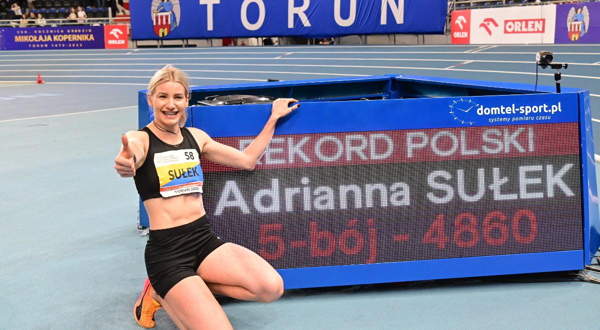 Halowe MP: Adrianna Sułek z rekordem Polski! Teraz ma jasny cel na mistrzostwa Europy 